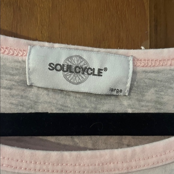 SoulCycle Light Pink Muscle Tee - Picture 2 of 4